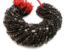 5 Strand Natural Multi Coin Smooth, Multi Stone Coin Beads 12"inch C36