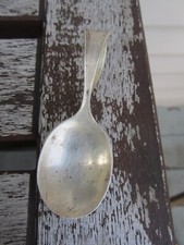 Vintage Webster 925 Sterling Silver Curved Handle Baby Spoon No Monogram