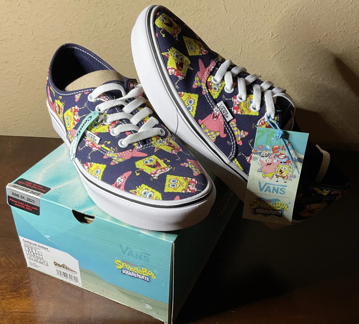 Vans top authentic spongebob