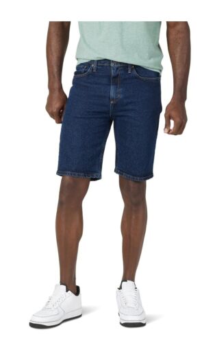Wrangler Men's 5 Pocket Denim Bermuda Shorts Blue Jeans Size 30