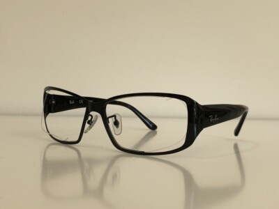 Ray Ban RB 3472 002/6G Rectangle Black Frame No Lenses Sunglasses 61-16 ...