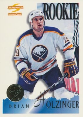 1995-96 Summit #168 BRIAN HOLZINGER - RC Rookie Card - Buffalo Sabres