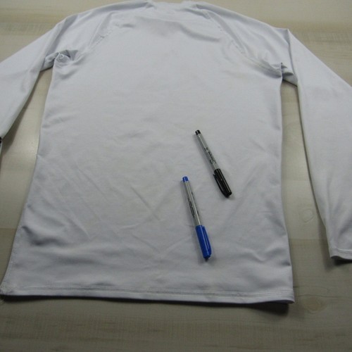 Quiksilver Shirt Mens Large White Surfing Surf Rash Guard Beach UPF Sun Outdoor - 第 12/18 張圖片