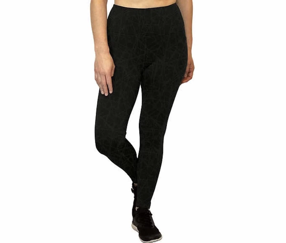 Spyder Active Womens Tight Leggings Web Print (Small) Black