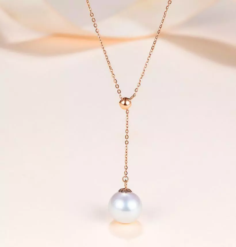 AYYUFE Women Pearl Necklace Adjustable Single Pearl Pendant Chain Lady  Elegant Pearl Necklace Chain for Banquet - Walmart.com