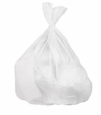 Tuff Trash Bag White, 40 x 46, 45 gal, Extra Heavy Duty, 0.75m 100 Count