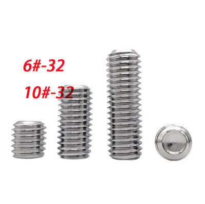 304 SS 6#-32 UNC 10#-32  SOCKET SET SCREW CUP POINT GRUB SCREWS ALLEN SOCKET