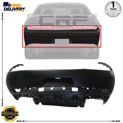 Rear Bumper Cover Primed For 2015-2022 Dodge Challenger CH1100996