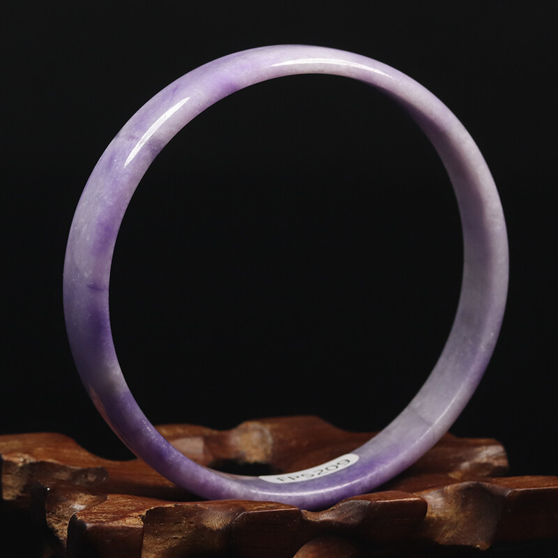 57mm Lavender Purple Jadeite Jade Bangle Bracelet Women's Chinese