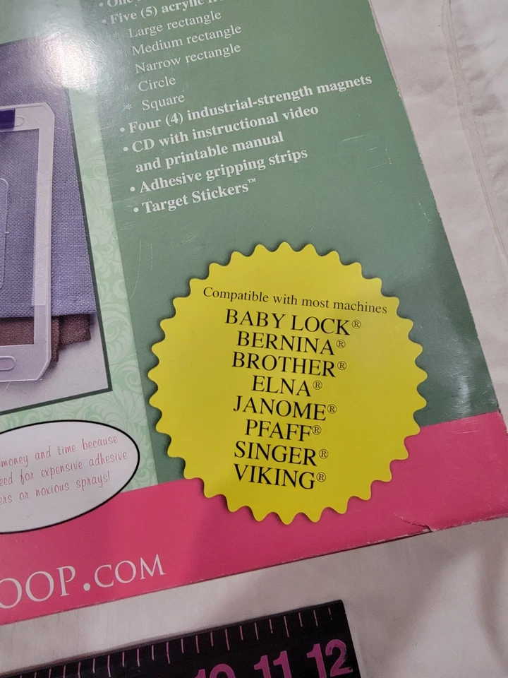 Aro bordado Magna Hoop F Pfaff Reg 240 x 140 aparece nuevo en caja Foto 2 de 4