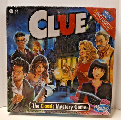 CLUE the Classic Mystery Game Hasbro 2020 Includes Fun Activity Sheet Inside