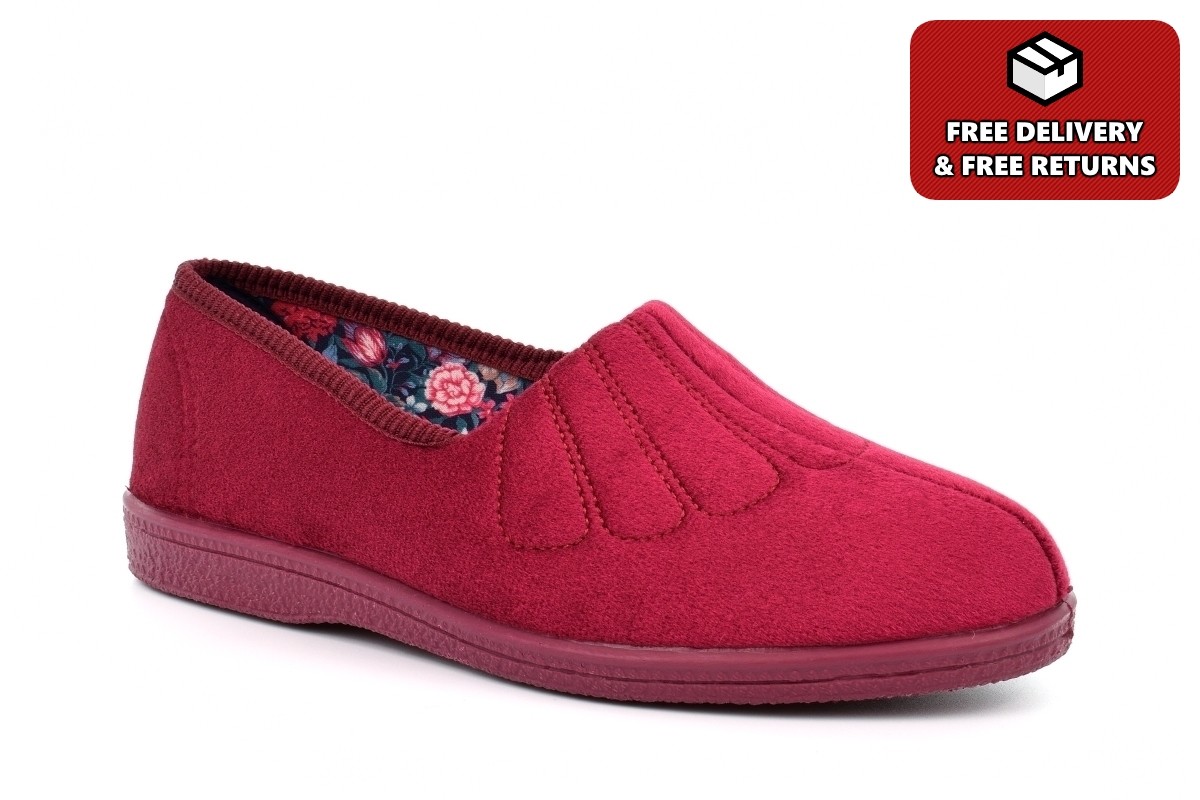 SAOLA Pantofole da donna larghe ciabatte larghe ciabatte da donna moquette gomma sol