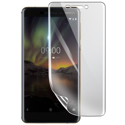 3mk Shockproof Hydrogel Screen Protector for Nokia 6.1, Transparent