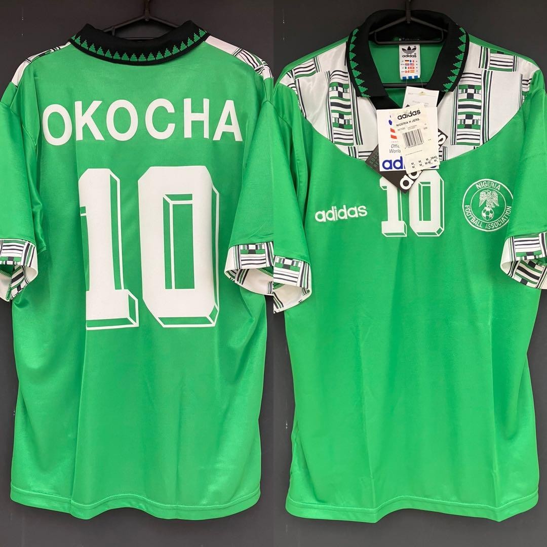 1994 W杯 ナイジェリア代表 adidas ユニフォーム　当時物　オコチャ 1994 W杯 ナイジェリア代表 adidas ユニフォーム 当時物 オコチャ