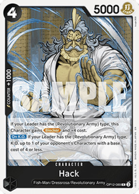 One Piece TCG OP12-089 / Hack / Legacy of the Master (ENGL.)