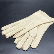 Tan Deerskin Leather Gloves Womens Size 7 NOS Estate Vintage Unworn