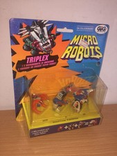 Galoob Micro Machines Z-Bots ZBots TRIPLEX SET of 3 ROBOTS 1 MOC, 1993
