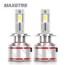 2Pcs H1 H4 H7 LED Headlight Bulbs Car 9005 HB3 H9 CSP Chip Canbus Head Lamps