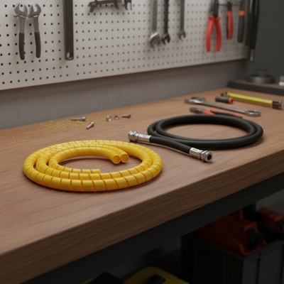 #ad #ad Caplugs SPPC Series Pre Cut Hose Protector 150#x27; Yellow Spiral Wrap 0.75quot; OD $46.34