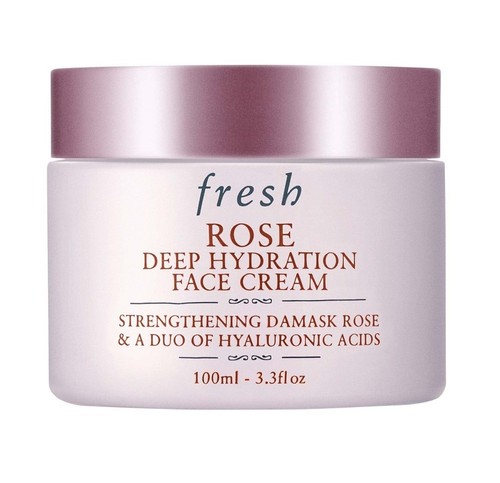 Crema viso idratazione profonda rosa fresca e acido ialuronico 1,6 fl oz full-size - Foto 4 di 6
