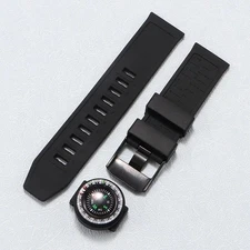 22mm Silicone Diving Watch Straps For Luminox 3051.Bo 8831 8830 3741 3782 Compas