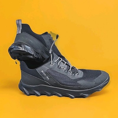 ECCO MX Hiking Shoes Men's 13 (46 EU) Black Gore-Tex Outdoor Low Top Sneakers