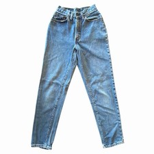 Vintage Levi  s Mom Jeans High Waisted Medium Wash Straight Leg 90s Made In USA