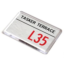 FRIDGE MAGNET - Tasker Terrace L35 - UK Postcode