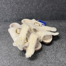 BIRKENSTOCK Arizona Big Buckle Sandals Women's Size M6/W8 Eggshell