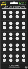 High Capacity LR44 Batteries 40 Pack, L1154F AG13 357 303 SR44 A76 Premium Alkal