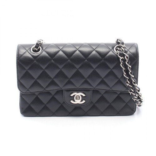 Chanel Matelasse W flap shoulder Bag calf Cowhide A01113 r0_0614