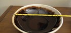 Vintage Brown Drip Glaze Ball Pitcher w/ ice lip & bowl Hull McCoy style pottery — photo 10