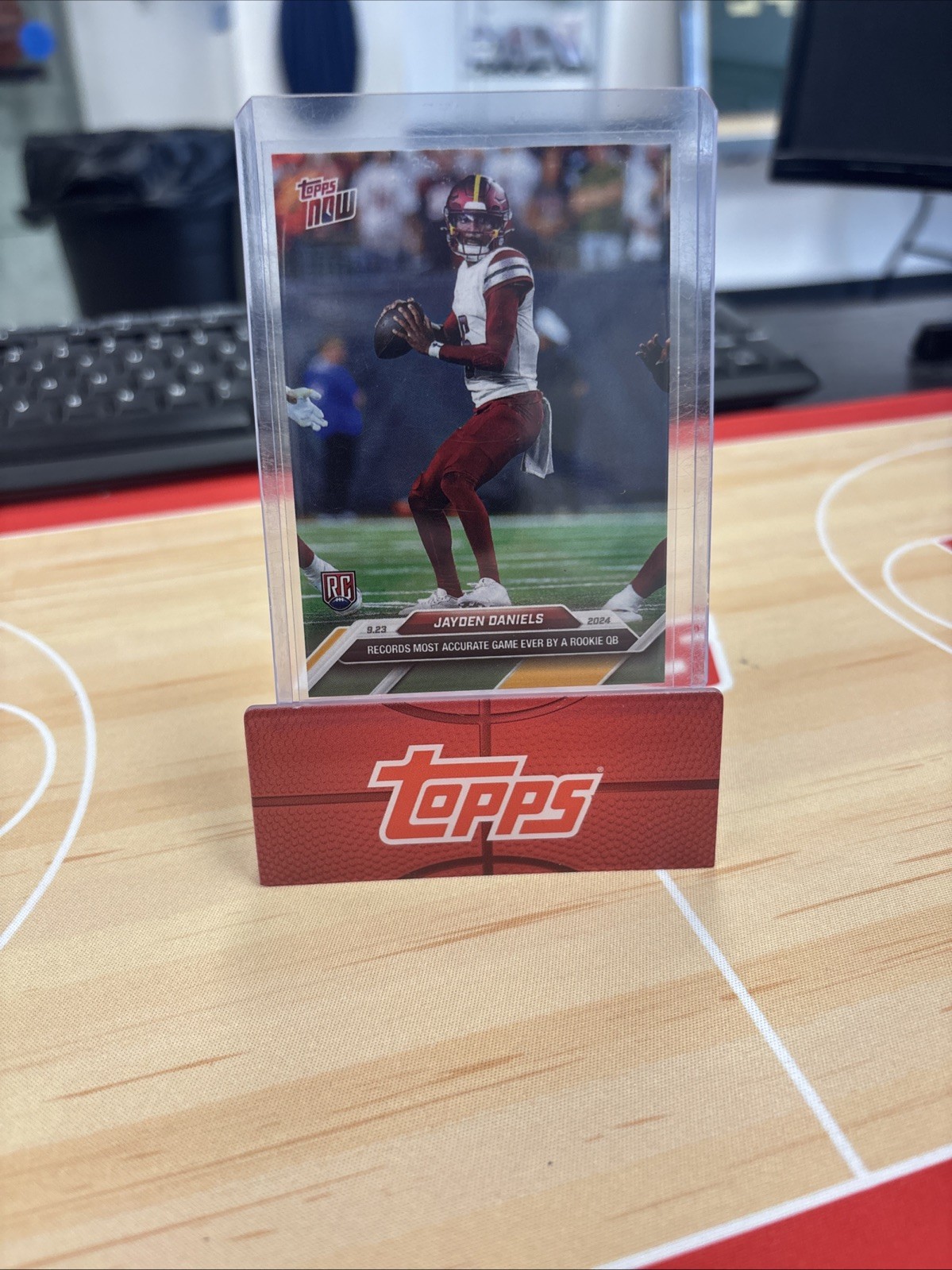 Washington Commanders Rookie 2024 Topps Now #6 Jayden Daniels Rookie Card - Graded PSA 10 Gem Mint Topps Baseball Cards 2024 Washington Commanders Rookie 2024 Topps Now #6 Jayden Daniels Rookie Card - Graded PSA 10 Gem Mint Topps Baseball Cards 2024