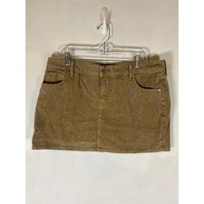 Gap Brown Corduroy Mini Skirt Size 33/16 Y2K 90s Academia Casual Preppy