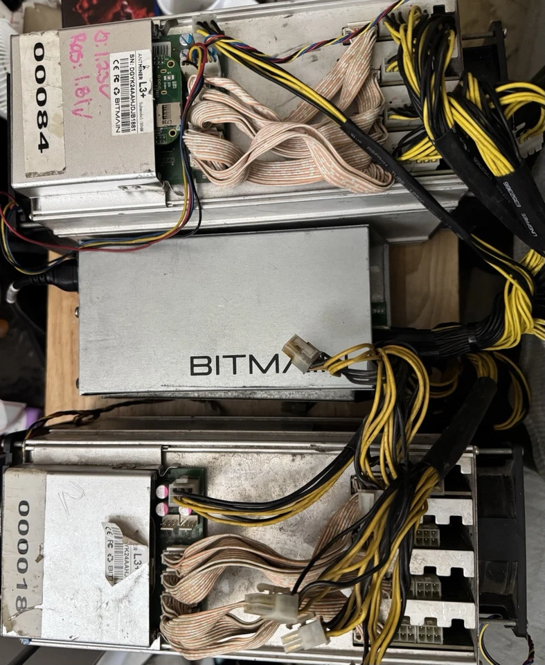 2 Bitmain Antminer L3+ (504Mh) Miner With 2 Power Supply Units, One Cable - Image 2 of 2