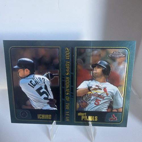 Pujols, Ichiro #T99 2001 Topps Chrome Traded card