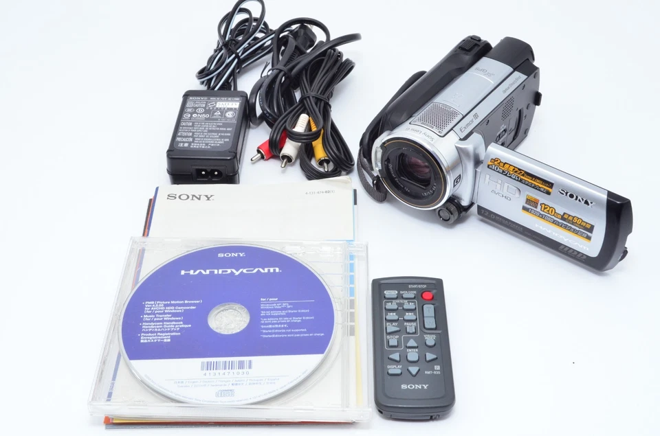 [Excellent] Sony Handycam HDR-XR500V 120GB Full HD Camcorder Japan Tested - Image 2 of 4