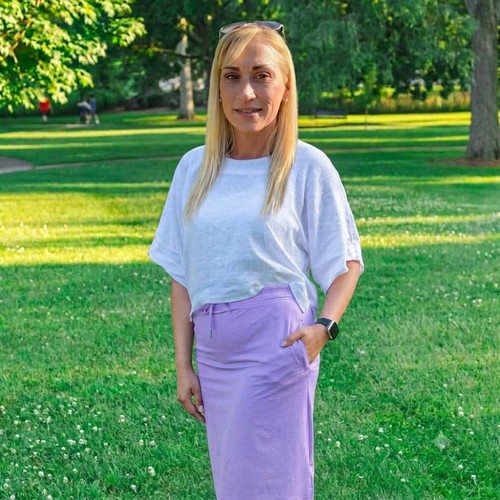 Midi-length Skort