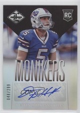 2013 Panini Limited Phenoms Monikers Silver 48/299 Dustin Hopkins #182 Auto 0v1