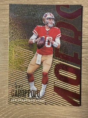 2018 Panini Absolute - JIMMY GAROPPOLO - Gold Spectrum SP - 49ers