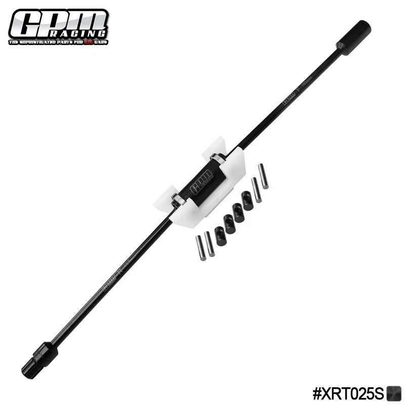 Комплект центральных карданных валов GPM 4140 из средней углеродистой стали для TRAXXAS 1/6 XRT 8S 7755 - Изображение 2 из 4