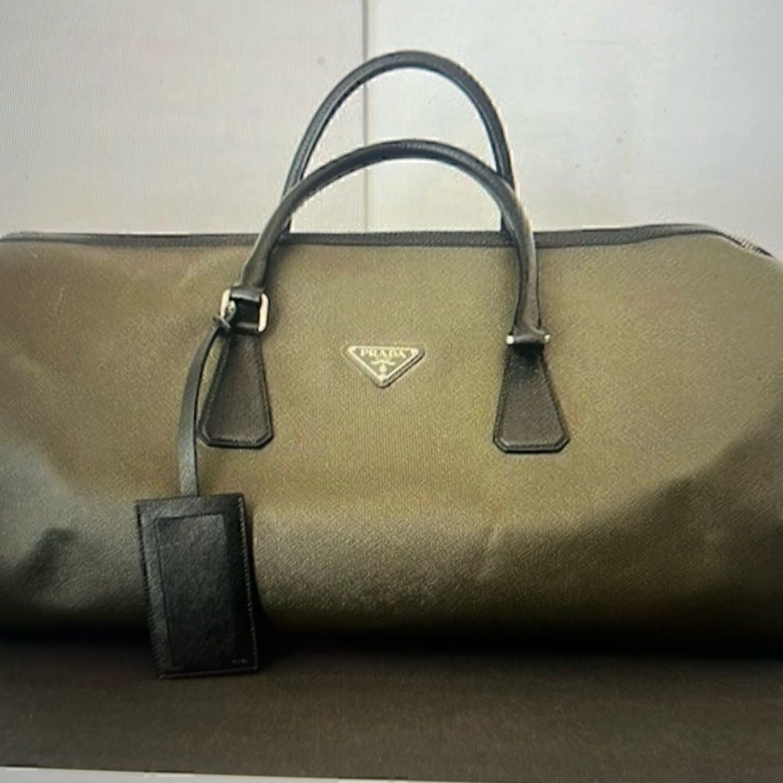 PRADA - Saffiano Leather Travel Bag