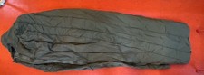 Vintage US Military Intermediate Cold Weather Sleeping Bag Green Mummy Down 70s