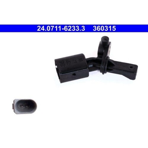 ATE 24.0711-6233.3 Sensor Raddrehzahl Hinterachse Links FüR Seat Skoda Vag-image