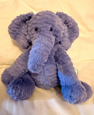 Jellycat Medium Fuddlewuddle Elephant Blue Plush Soft Toy With Tags FW6EUKN