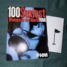 Vintage UK 1998 FHM Magazine 30 Page 100 Sexiest Women in the World Special 90's