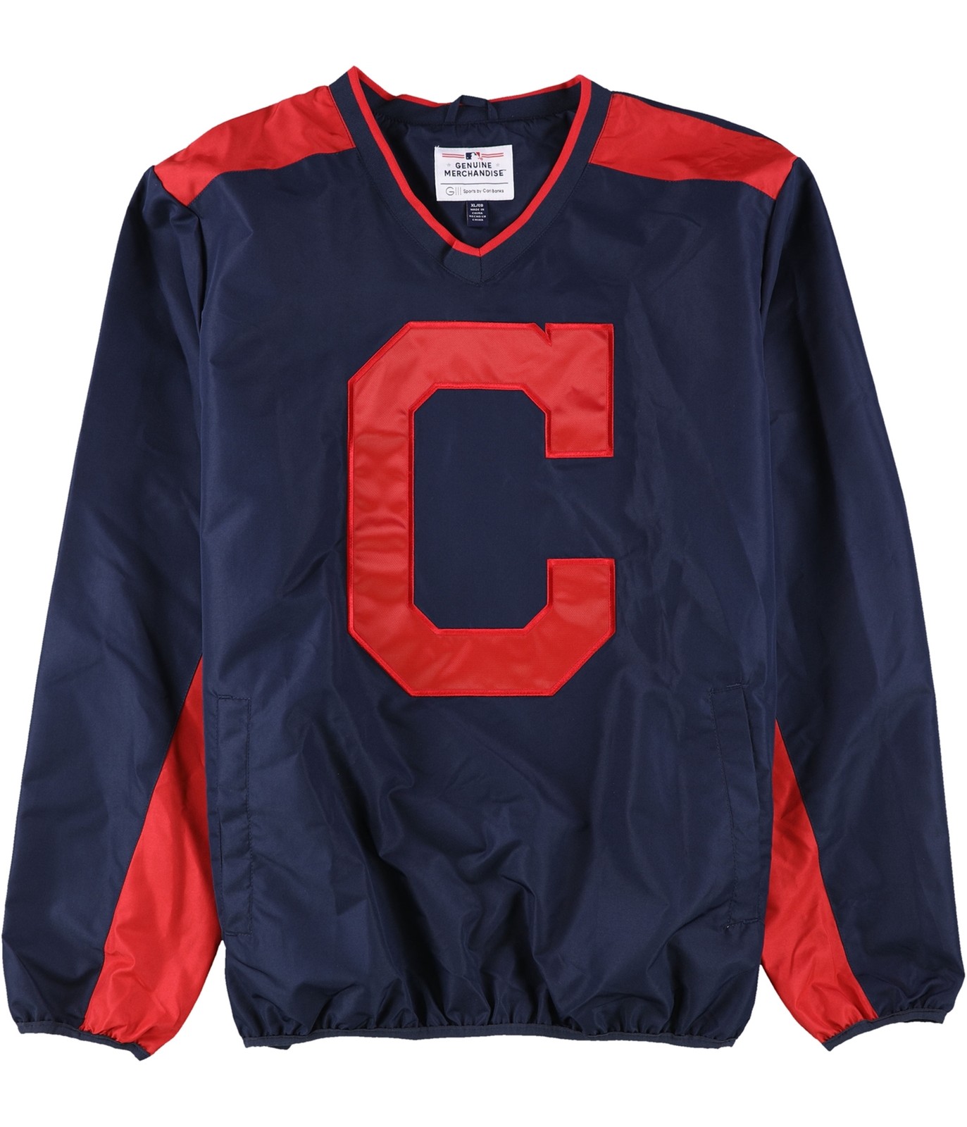 Спортивная мужская куртка-ветровка Cleveland Indians G-III синяя XX-Large 6190₽
