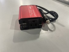 RED - UEIUA 150W CAR POWER INVERTER 12V DC TO 110V AC CONVERTER VEHICLE ADAPTER