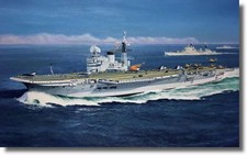 Image of Airfix Vintage Classics Set - A04201V HMS Victorious - Plastic Model Ship Kits