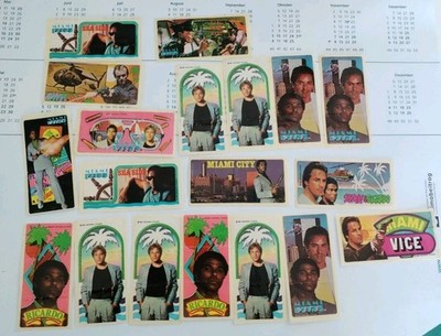 Miami Vice Dunkin Chewing Gum Bubblegum Sticker Kaugummi Aufkleber 